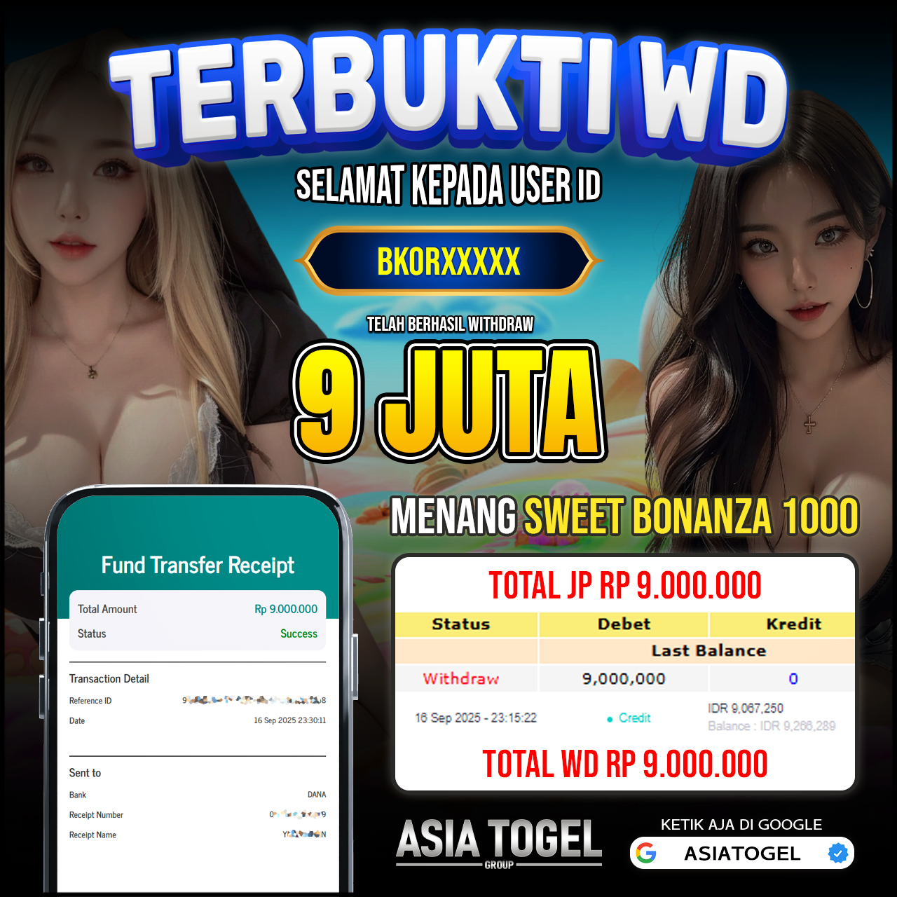 Selamat Atas Kemenangannya Di ASIATOGEL