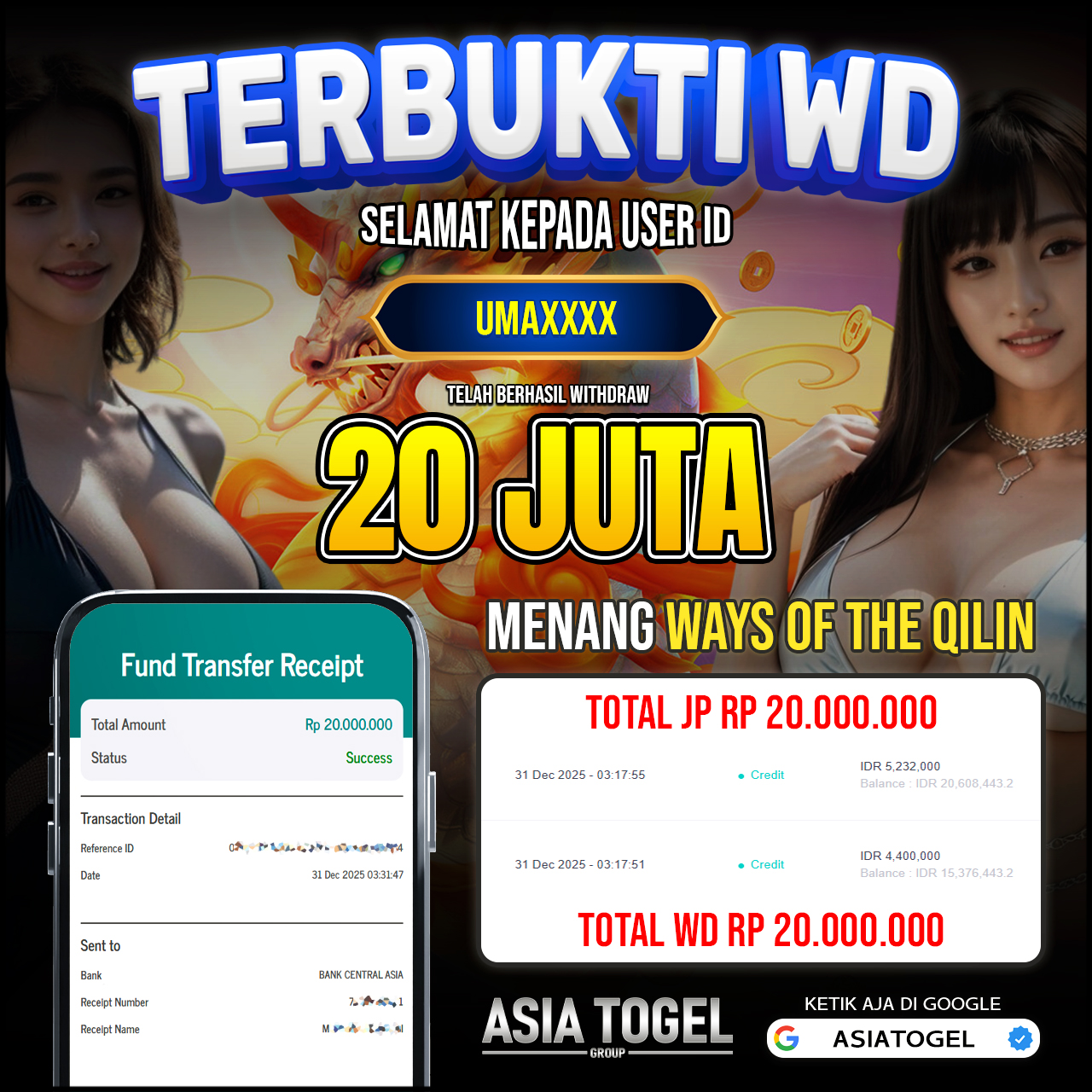 Selamat Atas Kemenangannya!!