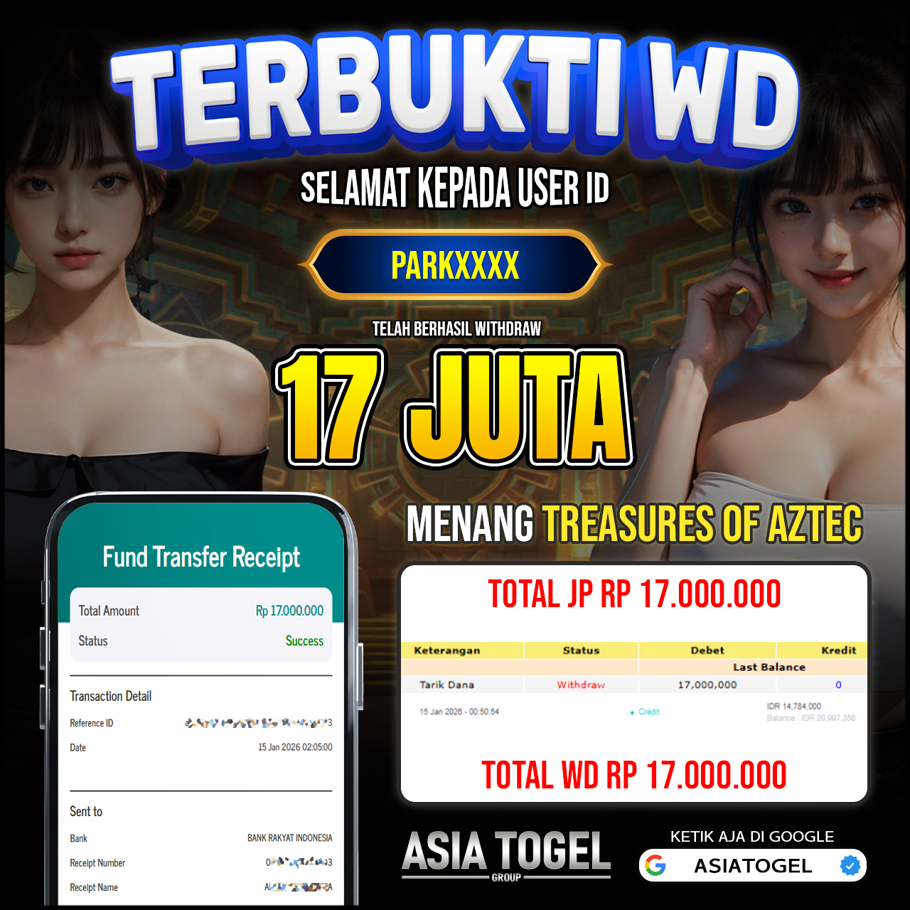 Selamat Atas Kemenangannya Di ASIATOGEL